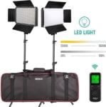 Viltrox Kit 2x Lampi LED 45W Viltrox VL-D640T Bi-Color 3300-5600K