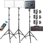 Viltrox Set 3 Lampi LED 30W Viltrox VL-200T Triple Kit 2450lux Bicolor 3300-5600K