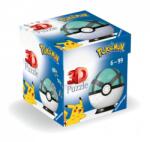 Ravensburger Ravensburger, Pokemon, Net Ball, puzzle, 3D, 55 piese