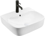 KSURO 107 lavoar 50x44.5 cm dreptunghiular de blat alb luciu 21002000 (21002000)