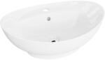 Lavita Terra lavoar 59.5x39 cm ovale de blat alb luciu 5900378325987 (5900378325987)