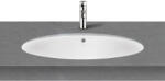 KSURO 110 lavoar 68x34 cm ovale sub blat alb luciu 20815000 (20815000)