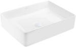 KSURO 100 lavoar 47x36 cm dreptunghiular de blat alb luciu 20004000 (20004000)