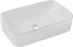 Comad Kama lavoar 61x38 cm dreptunghiular de blat alb luciu UN-KATI60-SW 7857B(60) (UNKATI60SW7857B60)