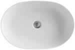 Kerasan Nolita lavoar 60x40 cm ovale de blat alb mat 534330 (534330)