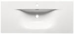 Comad Sky lavoar 121x46 cm dreptunghiular mobilier alb luciu SKY120/DP-8099 (SKY120DP8099)