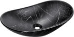 Comad Lena lavoar 61.5x36 cm ovale de blat negru mat UN-LENA-MB2 (UNLENAMB2)