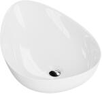 Lavita Almond lavoar 58x41 cm ovale de blat alb luciu 5900378335429 (5900378335429)
