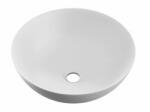 Actima Luqa lavoar 40x40 cm rotund de blat alb mat CEAC. 6401.400. WHM (CEAC6401400WHM)