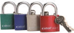 Extol Craft lakat, vas, 3 kulccsal, dobozban ; 50mm (77030) - gardenet