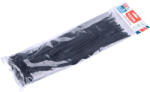 Extol kábelkötegelő 7, 2×400 mm 100db, többször használható (oldható) fekete nylon; UV-, sav- és lúgálló (8856261) - gardenet