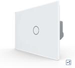 LIVOLO Intrerupator Simplu Cap Scara / Cruce cu Touch LIVOLO din Sticla, Standard Italian