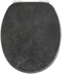 AWD Interior WC ülőke ARONA márványos fekete, MDF, softclose (1852) (AWD02181852)