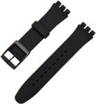  Curea silicon tip Swatch 20 mm neagră