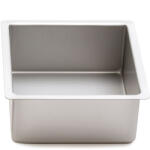 Decora Tava Patrata Margini Drepte, 25 x 25 x H 10 cm, Aluminiu Anodizat (62606)