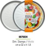 Decora Tava Coacere Pizza O 32 x H 1.8 cm, Aluminiu Anodizat (75034)