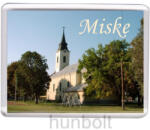  Miske, Szent Mihály-templom hűtőmágnes (műanyag keretes)