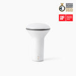 Faro Barcelona Buddy fehér-szürke hordozható LED asztali lámpa (FAR-20208) LED 1 izzós IP20 (20208)