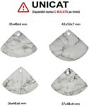  Pandantiv Hawolit Triunghi cu Gaura - 35-42 x 48-52 x 6-7 mm - ( XXL ) - 1 Buc