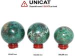  Sfera Crisocola Minerala Naturala - 54-65 x 54-65 mm - 1 Buc