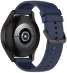 Techsuit Samsung Galaxy Watch 4/5/Active 2 / Huawei Watch GT 3 / GT 3 Pro okosóra szíj, szilikon, sötétkék, Techsuit - bluedigital - 3 490 Ft