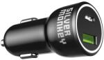 Silver Monkey SMA078 autós töltő 1xUSB-C 1xUSB-A 45W PD QC - fekete - bluedigital