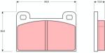 TRW set placute frana, frana disc TRW GDB939 (GDB939) - automobilus