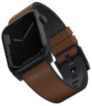 Uniq Straden vízálló bőr Apple Watch szíj, 49/45/44/42MM, barna (UNIQ-45MM-STRABWN) - speedshop