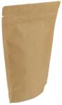 INPAP PLUS s. r. o KRAFT/PET/PE zárható ZIP tasakok, 120 my, 160x80x270 mm, ovális aljú, 100 db/csom