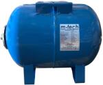 m-tech 50 L (10 bar) hidrofortartály, fekvő kivitel, kék színben, cserélhető EPDM membrán