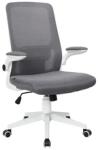 Antares Mulberry szürke-fehér hálós felhajtható karfás forgószék (MULBERRY HÁLÓ SZÜRKE* VÁZ FEHÉR*) - officedepot