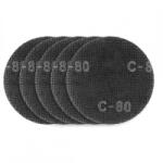 GRAPHITE Gipszcsiszoló rács tépőzárral 180mm, k80, 5db csiszolóhoz 59g263 (54H026)
