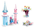 Sluban építőkészlet Girls Dream Téltündérek M38-B0895 Játszótér hintával 135 db (M38-B0895)