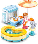 Sluban építőkészlet Girls Dream M38-B0970C Macska szalon 82 db (M38-B0970C)