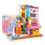 Sluban építőkészlet Girls Dream Mini Handcraft M38-B1016D hálószoba 210 db (M38-B1016D)