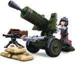 Sluban Army építőkészlet WWII M38-B0678A 4into1 páncéltörő fegyver 88 db (M38-B0678A)