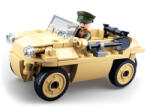 Sluban Army építőkészlet WWII M38-B0690 német kétéltű autó Schwimmwagen 106 db (M38-B0690)
