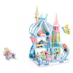 Sluban építőkészlet Girls Dream Téltündérek M38-B0898 Mesebeli kastély 447 db (M38-B0898)