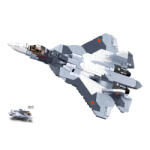 Sluban Model Bricks építőkészlet M38-B0986 Su-57 Jet Fighter vadászbombázó 2 az 1-ben 893 db (M38-B0986)
