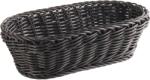 APS Profi Line Coș pentru baghete oval, negru, înălțime: 80 mm, lungime: 280 mm