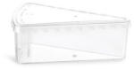Poloplast Pahar cu Capac, 12 x 8 x H 4.2 cm, Transparent, Set 10 buc (62900) Pahar