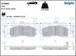 DELPHI set placute frana, frana disc DELPHI LP3881 (LP3881)