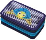 Herlitz Penar Herlitz motiv Cute Animals Turtle, echipat 31 piese, 3 fermoare, dimensiune 19 x 11, 5 x 7 cm (50038817) Penar