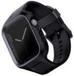 Uniq Monos Apple Watch 44/45mm hibrid szíj + tok, fekete (UNIQ-45MM-MONOSBLK) - speedshop
