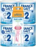 France Lait Franța Lapte 2 următoarea formulă de lapte pentru sugari de la 6-12 luni 4x400g + Dr. Brown’s Sân (IP4811)