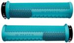 Peatys Peaty's Monarch Knurl bilincses gumi markolat, 138 mm, vastag, türkizkék, fekete bilinccsel
