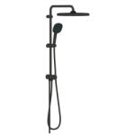 GROHE Tempesta System 250 Cube Flex zuhanyrendszer diverterrel falra szereléshez, matt fekete 269772431 (269772431)