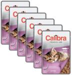 Calibra CALIBRA Cat Kitten bucăți de somon în sos 6 x 100 g