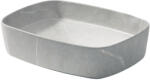 Welland Y9673P pultra építhető mosdókagyló - 49 x 37 cm - szürke márvány