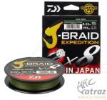 Daiwa J-Braid Expedition X8 Dark Green 0, 16mm 150m - Daiwa Sötétzöld Pergető Fonott Zsinór (12551-016)